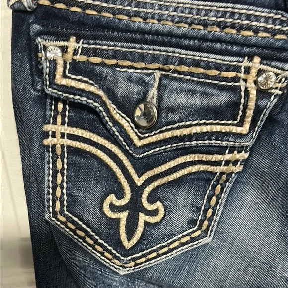 Rock Revival Blue Denim Jeans - Picture 7 of 12